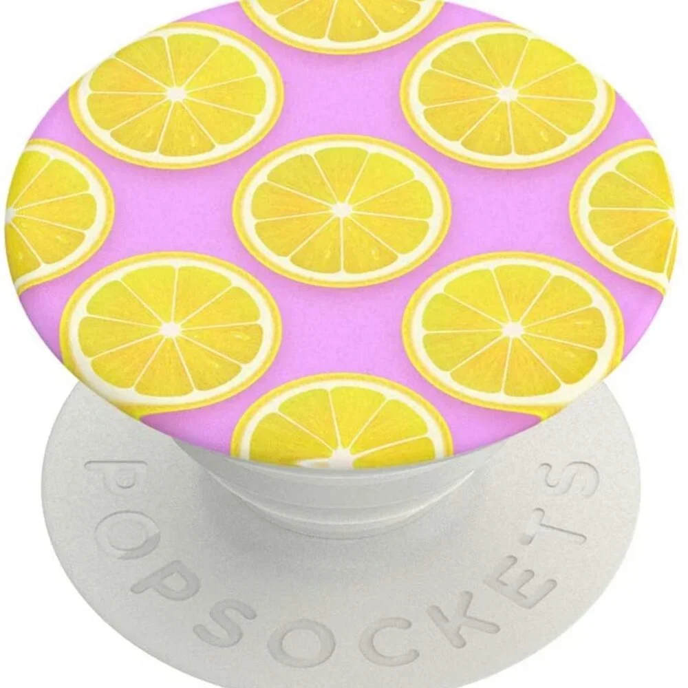 Pink Lemonade Slices Popsockets Single Grip & Stand Phones and Tablet Holder